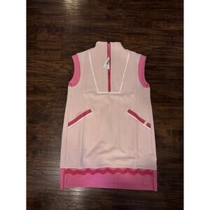 Simply Southern Drew Sleeveless Dress Pink Ribbed Beach Women’s Small
